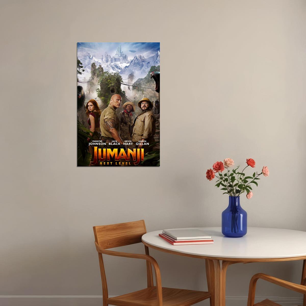Jumanji 2020 Movie The Next Level Comedy Action Poster Wall Art Print Home Wall Decor - xonomax