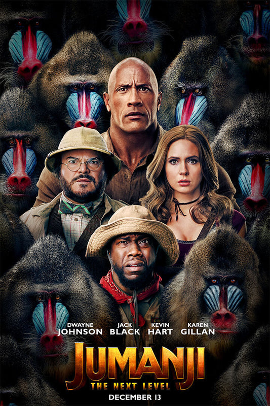 Jumanji 2020 Movie The Next Level Action Comedy Poster Wall Art Print Home Wall Decor - xonomax
