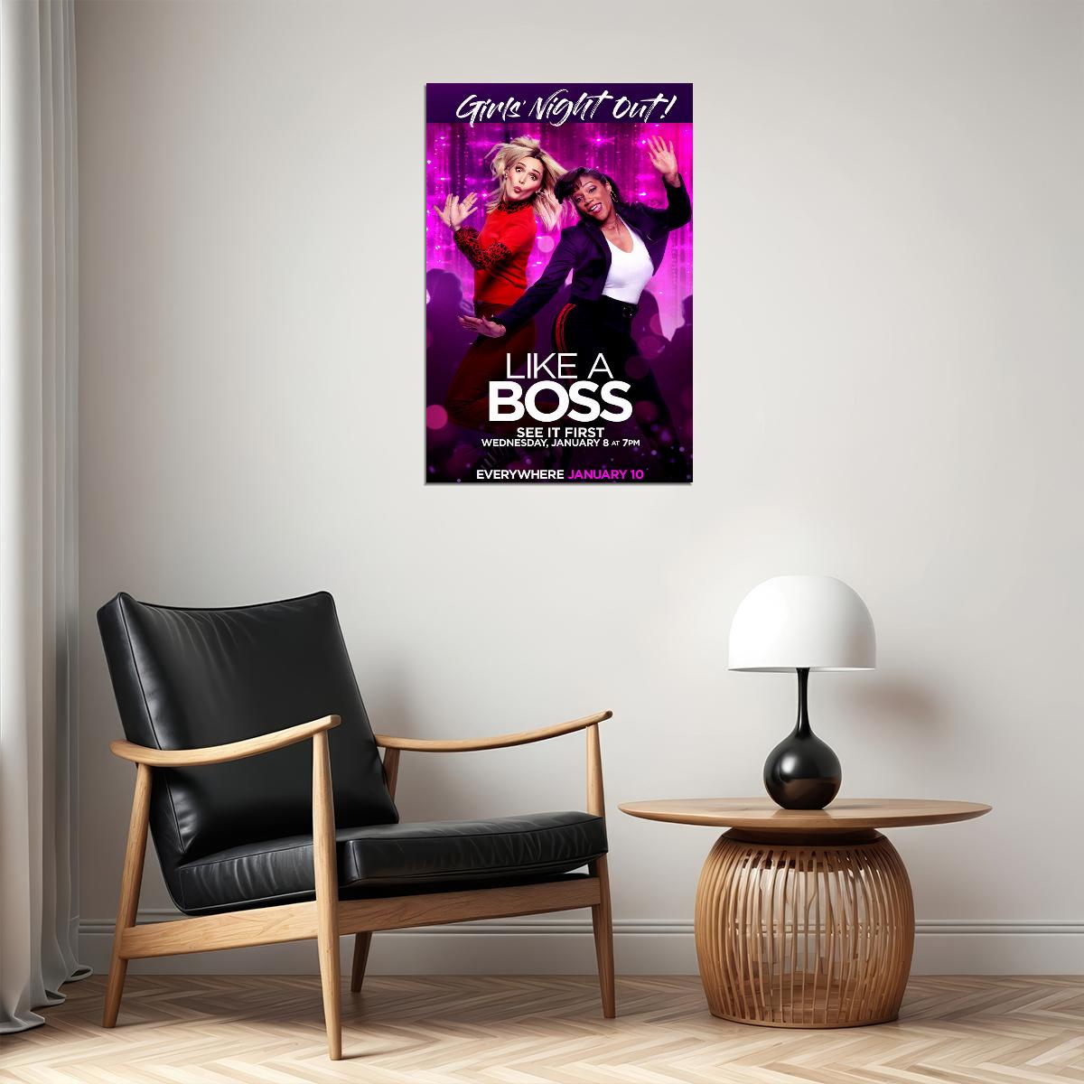Like A Boss 2020 Movie Rose Byrne Comedy Poster Wall Art Print Home Wall Decor - xonomax