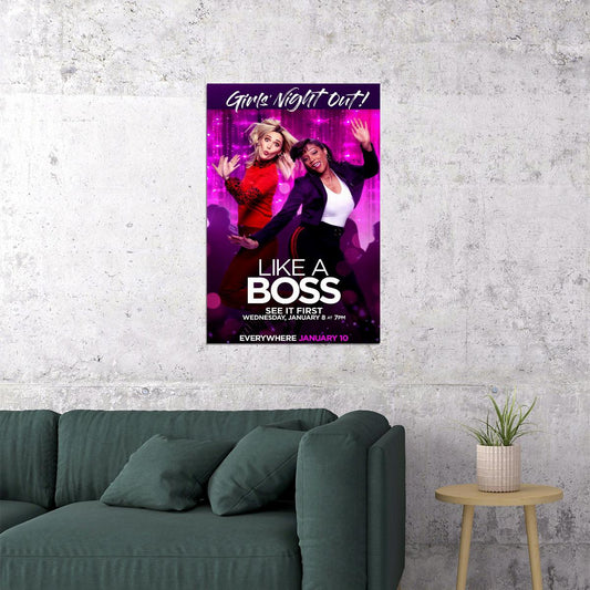 Like A Boss 2020 Movie Rose Byrne Comedy Poster Wall Art Print Home Wall Decor - xonomax