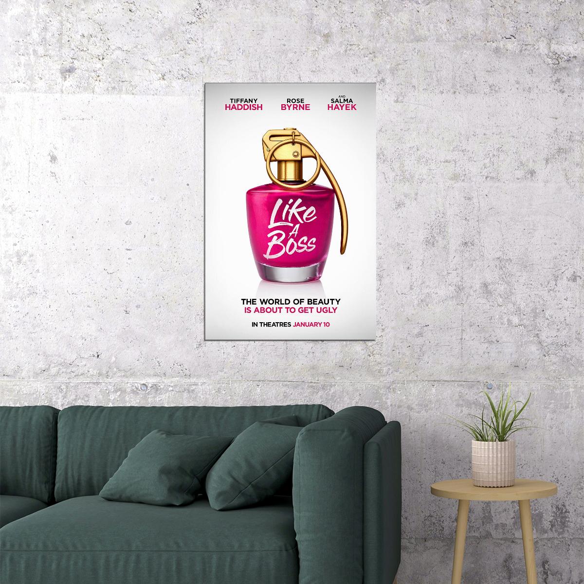 Like A Boss Movie 2020 Comedy Poster Wall Art Print Home Wall Decor - xonomax
