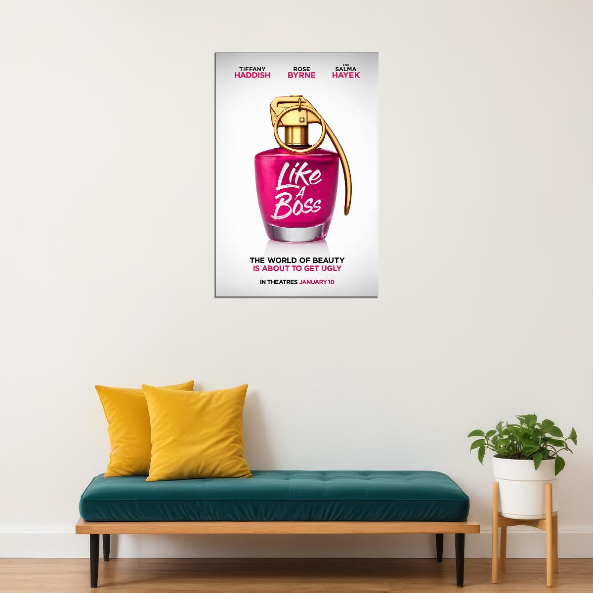 Like A Boss Movie 2020 Comedy Poster Wall Art Print Home Wall Decor - xonomax