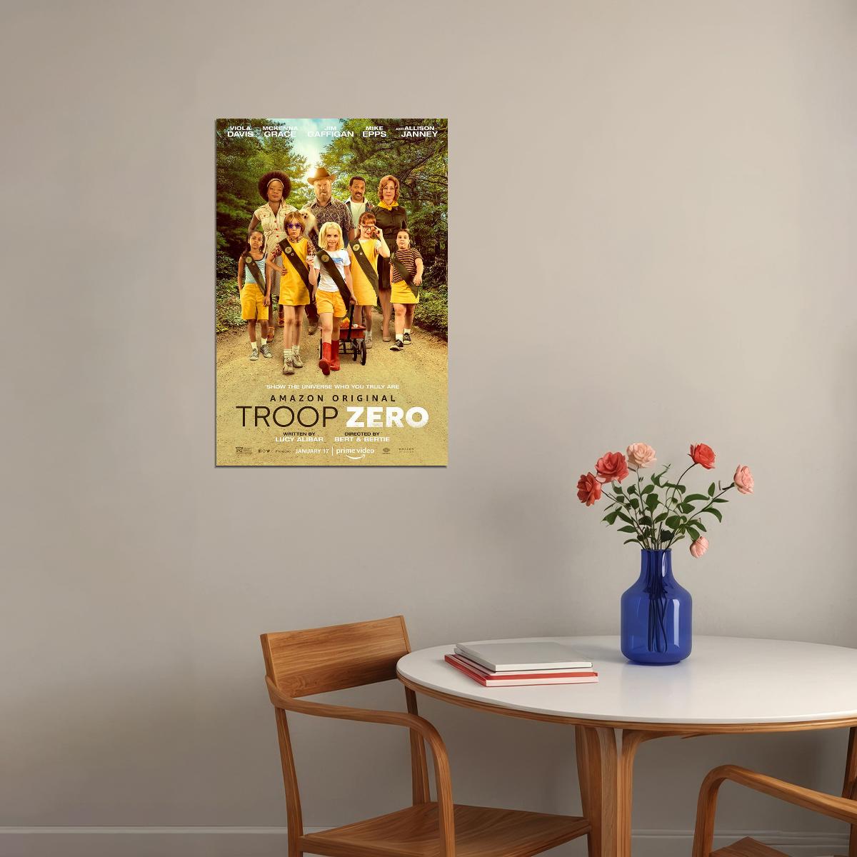 Troop Zero 2020 Movie Drama Comedy Family Poster Wall Art Print Home Wall Decor - xonomax