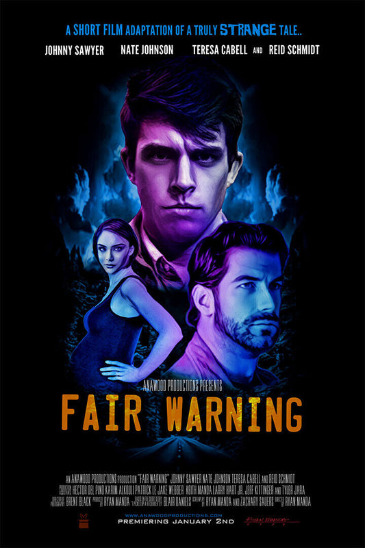 Fair Warning Movie Thriller War Veteran Poster Wall Art Print Home Wall Decor - xonomax
