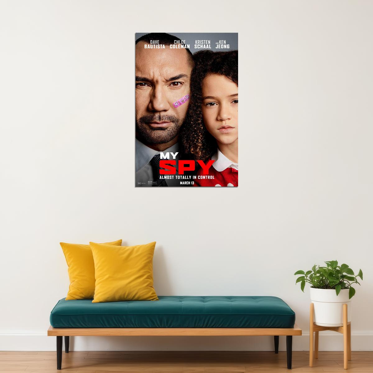 My Spy Movie 2019 In Control Dave Bautista Comedy Poster Wall Art Print Home Wall Decor - xonomax