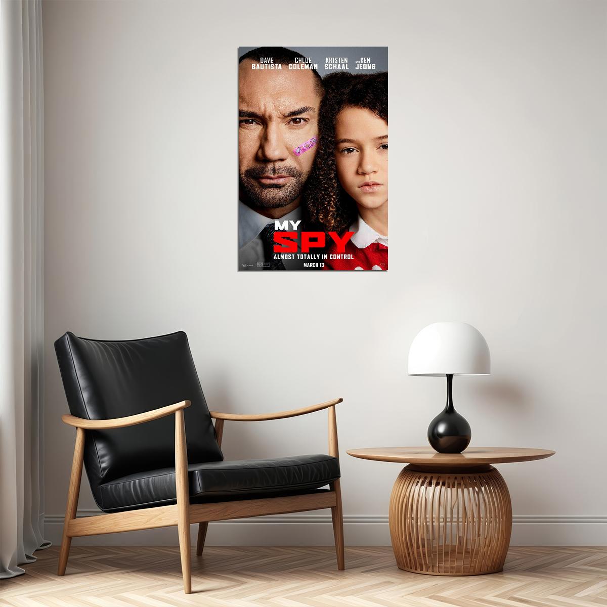 My Spy Movie 2019 In Control Dave Bautista Comedy Poster Wall Art Print Home Wall Decor - xonomax