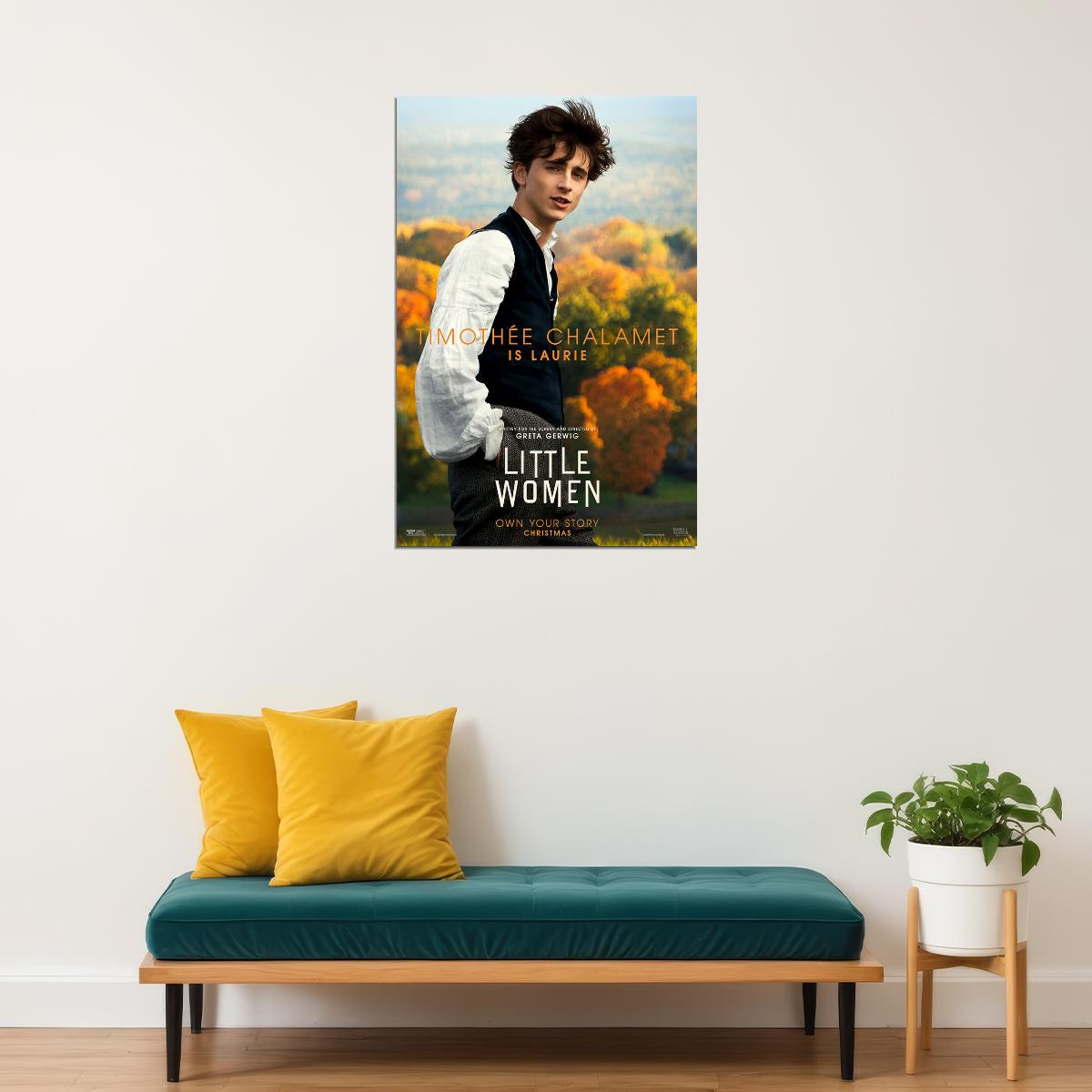 Little Women 2019 Movie Emma Watson Love Stories Poster Wall Art Print Home Wall Decor - xonomax