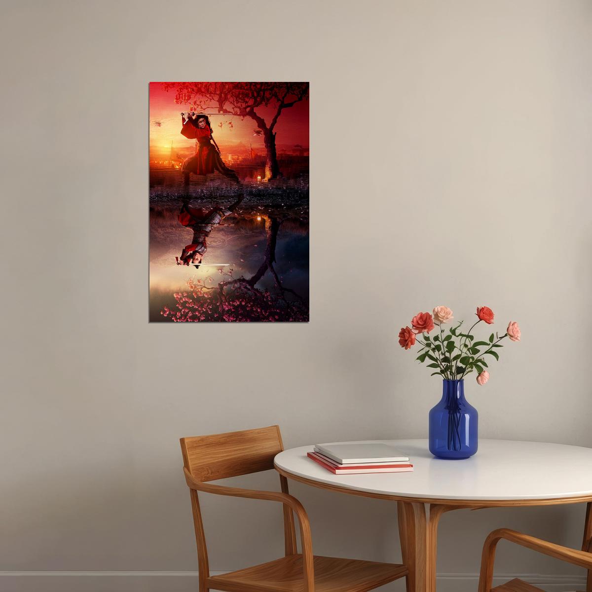Mulan Movie Yifei Liu 2020 Adventure Action Poster Wall Art Print Home Wall Decor - xonomax