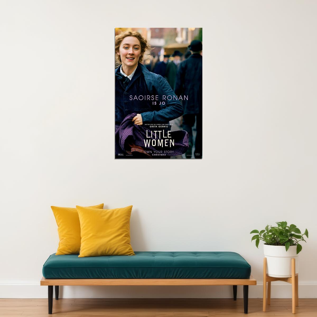 Little Women 2019 Movie Emma Watson Drama Poster Wall Art Print Home Wall Decor - xonomax