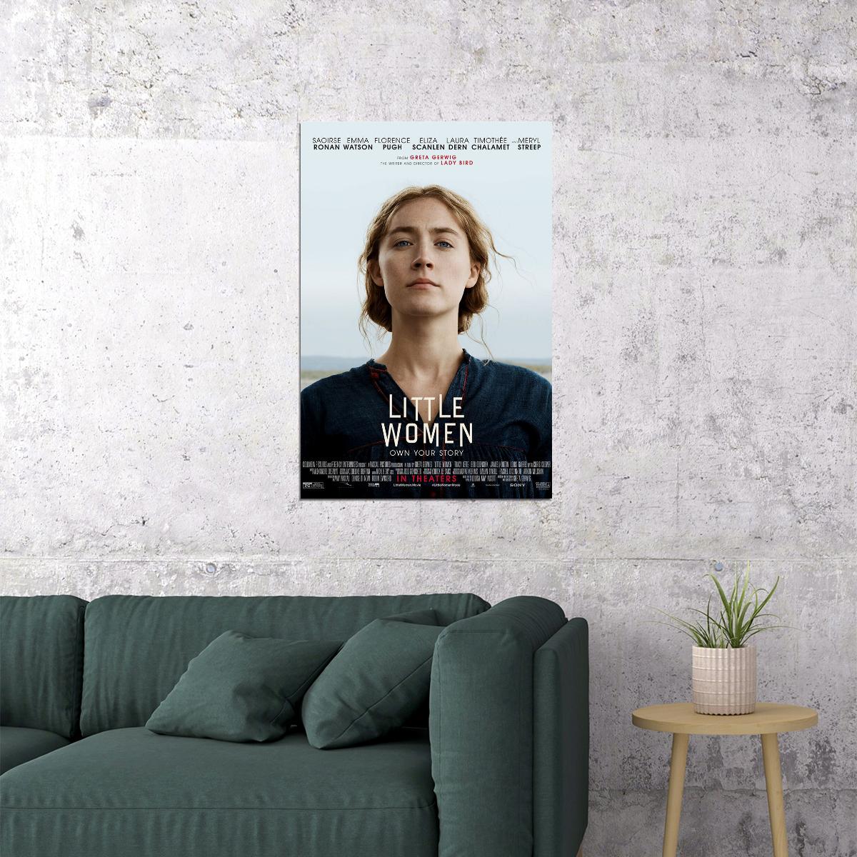 Little Women Movie 2019 Emma Watson Romantic Drama Poster Wall Art Print Home Wall Decor - xonomax