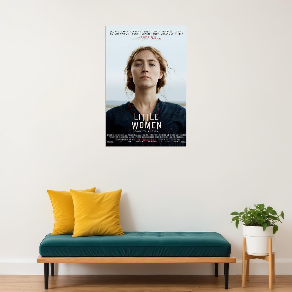 Little Women Movie 2019 Emma Watson Romantic Drama Poster Wall Art Print Home Wall Decor - xonomax