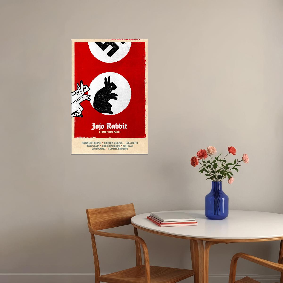Jojo Rabbit Movie 2020 War Comedy Drama Animals Poster Wall Art Print Home Wall Decor - xonomax