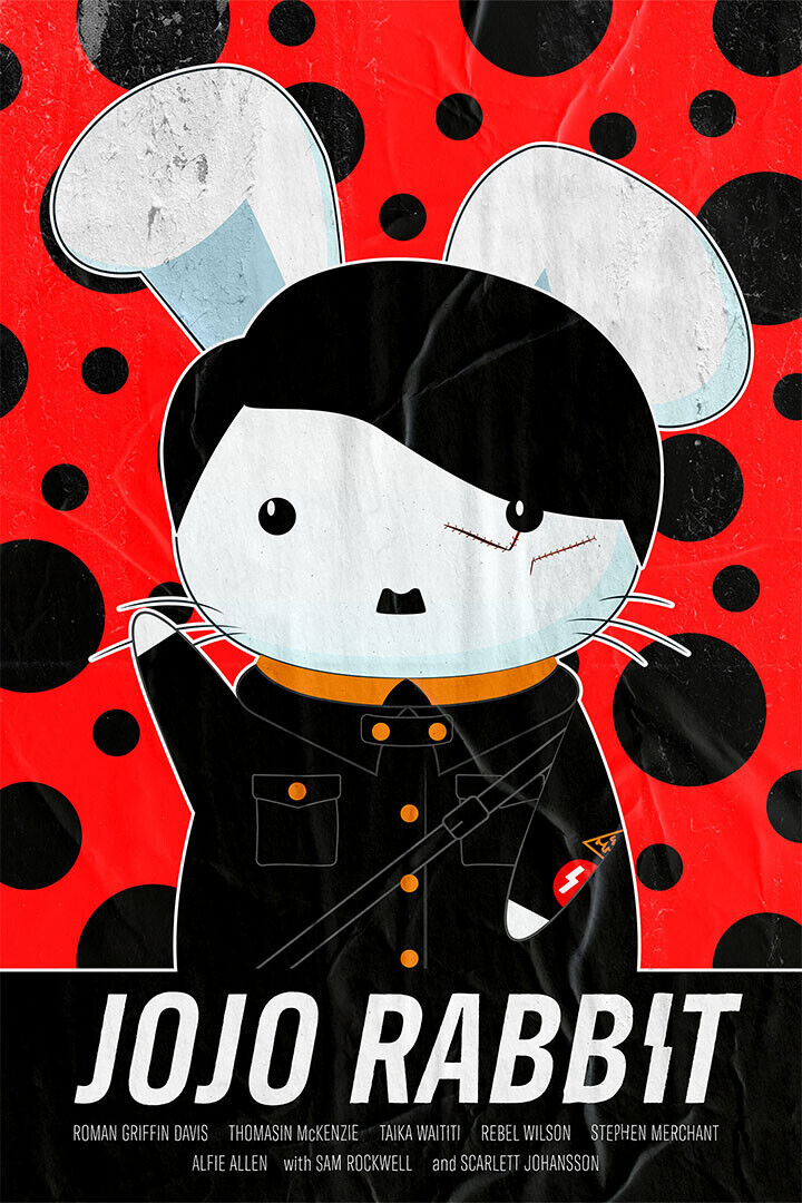 Jojo Rabbit Movie 2020 Drama War Comedy Animals Poster Wall Art Print Home Wall Decor - xonomax