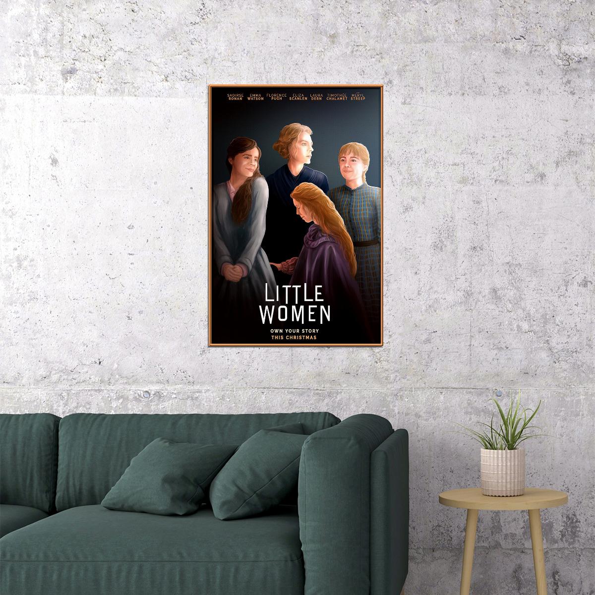 Little Women Movie Own Your Story Drama Poster Wall Art Print Home Wall Decor - xonomax