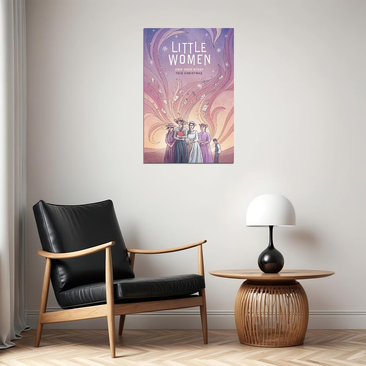 Little Women Movie Eliza Scanlen Drama Action Poster Wall Art Print Home Wall Decor - xonomax