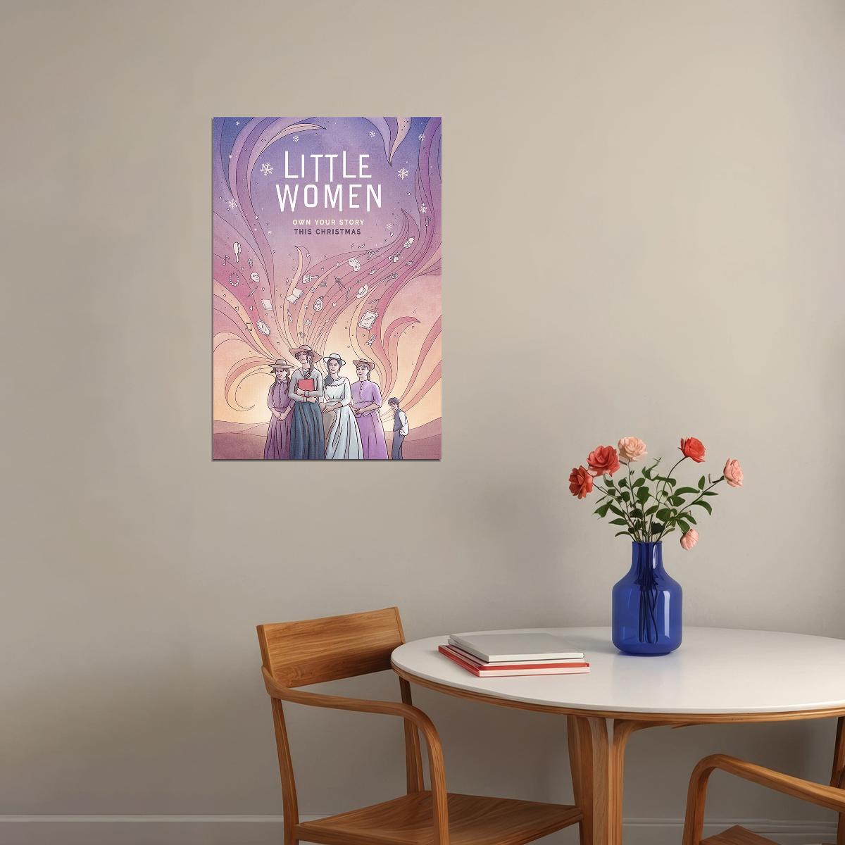 Little Women Movie Eliza Scanlen Drama Action Poster Wall Art Print Home Wall Decor - xonomax