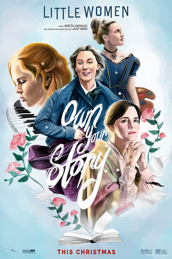 Little Women Movie 2019 Own Your Story Romance Poster Wall Art Print Home Wall Decor - xonomax