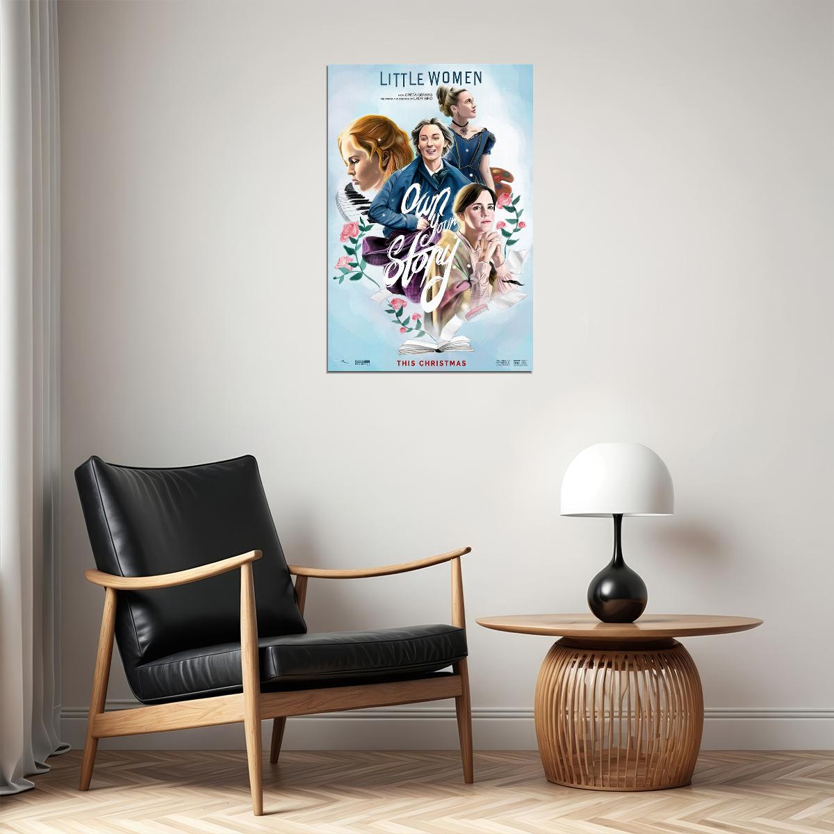 Little Women Movie 2019 Own Your Story Romance Poster Wall Art Print Home Wall Decor - xonomax