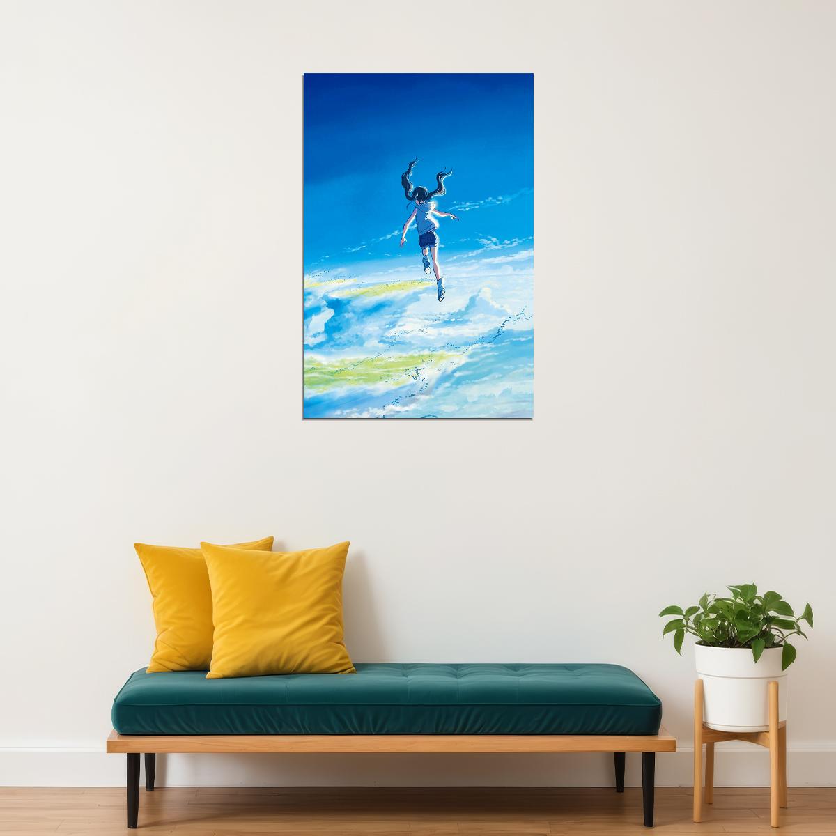 Weathering With You Movie 2019 Makoto Shinkai Poster Wall Art Print Home Wall Decor