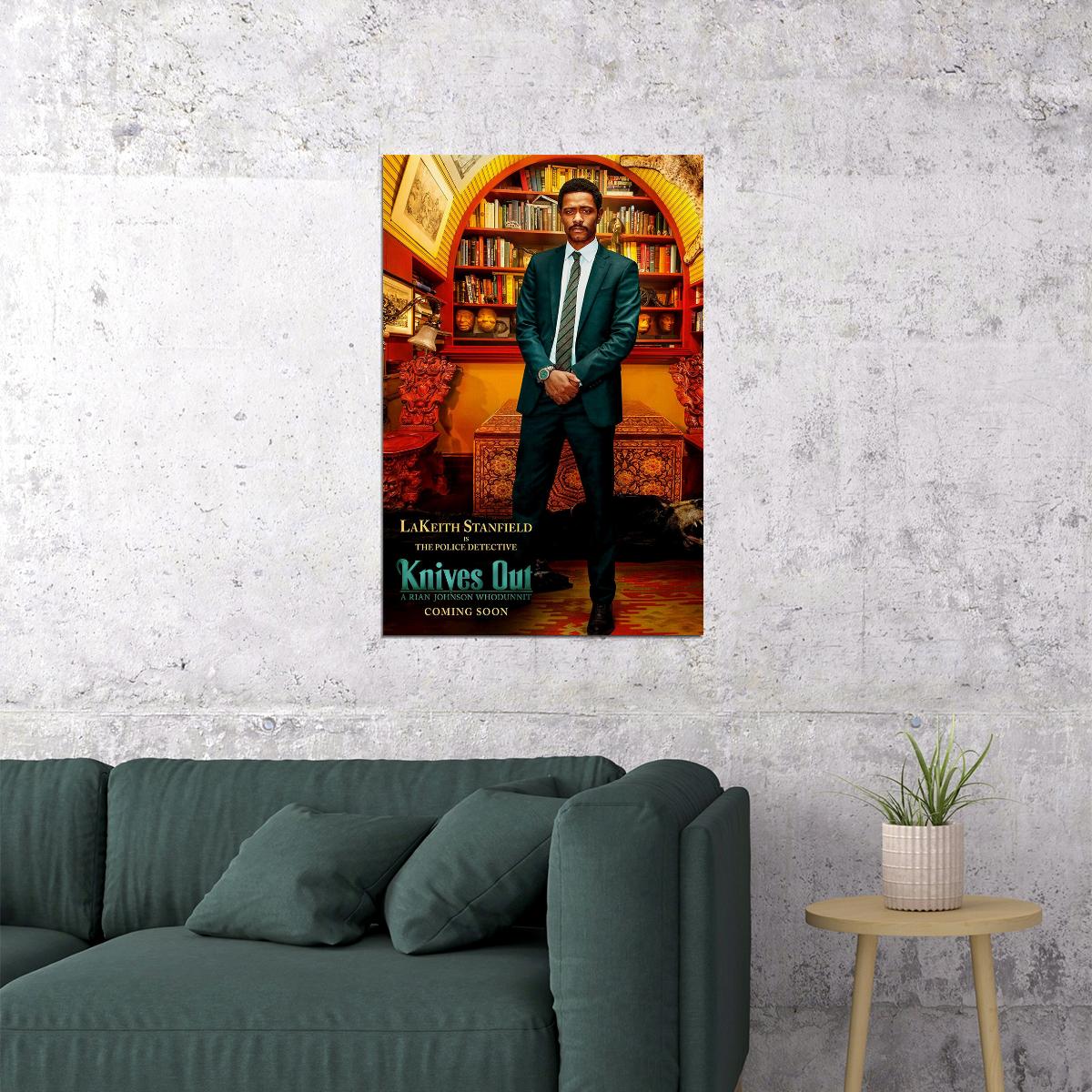 Knives Out Daniel Craig Movie Family Crime Poster Wall Art Print Home Wall Decor - xonomax