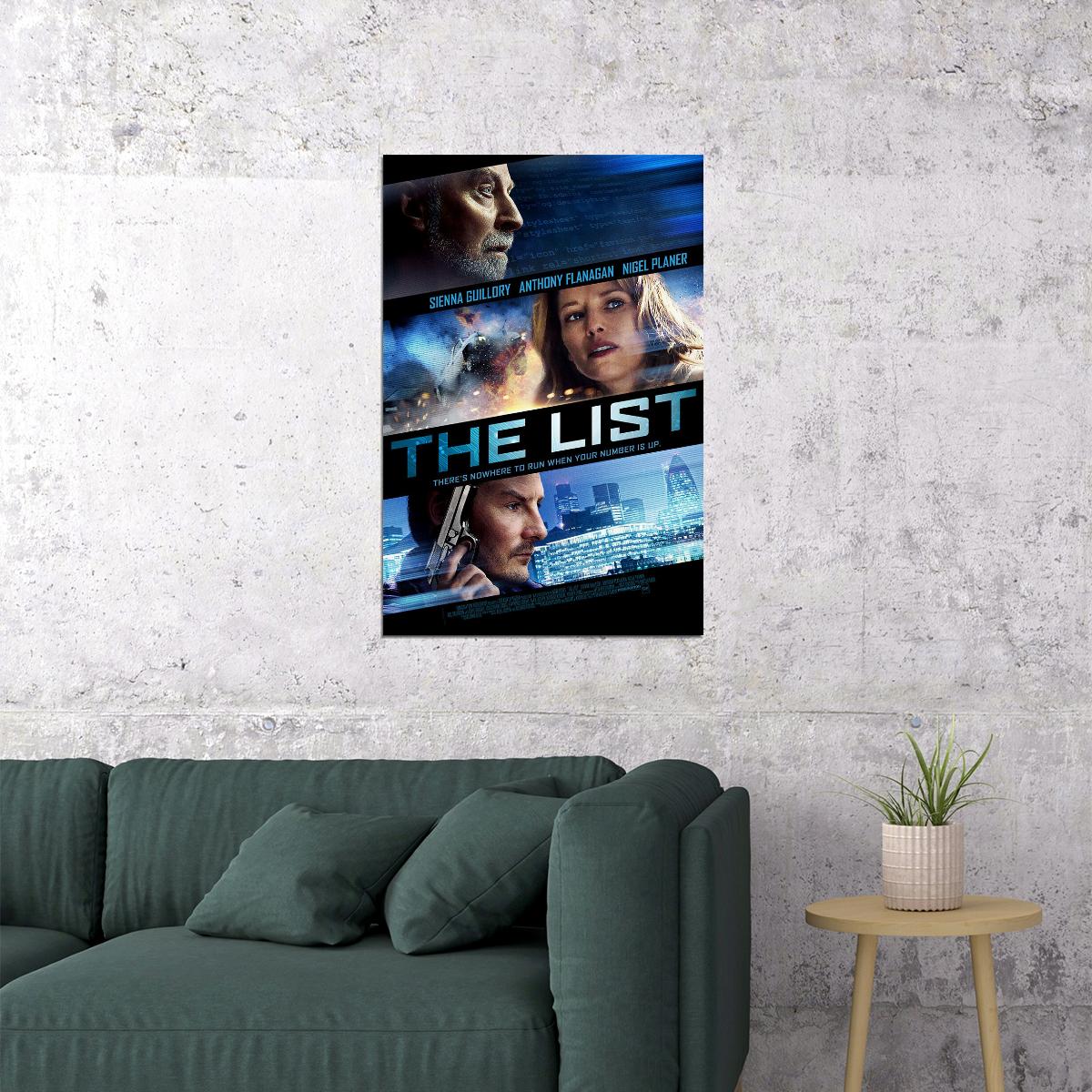 The List 2019 Thriller Action Poster Wall Art Print Home Wall Decor - xonomax