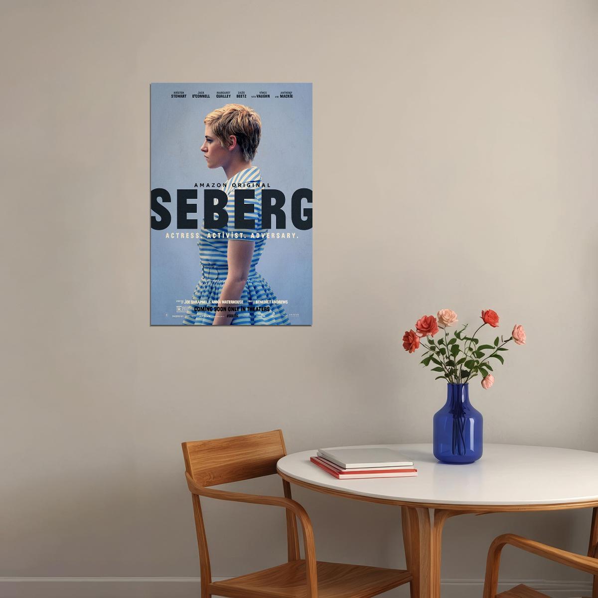Seberg Tv 2019 Zazie Beetz Kristen Stewart Drama Poster Wall Art Print Home Wall Decor - xonomax