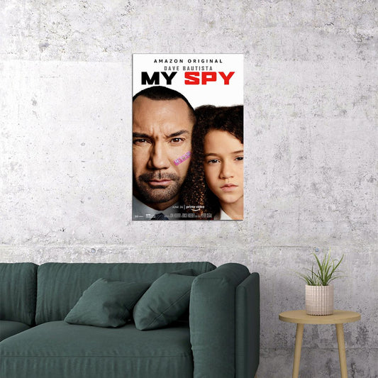 My Spy 2019 Dave Bautista Action Poster Wall Art Print Home Wall Decor - xonomax