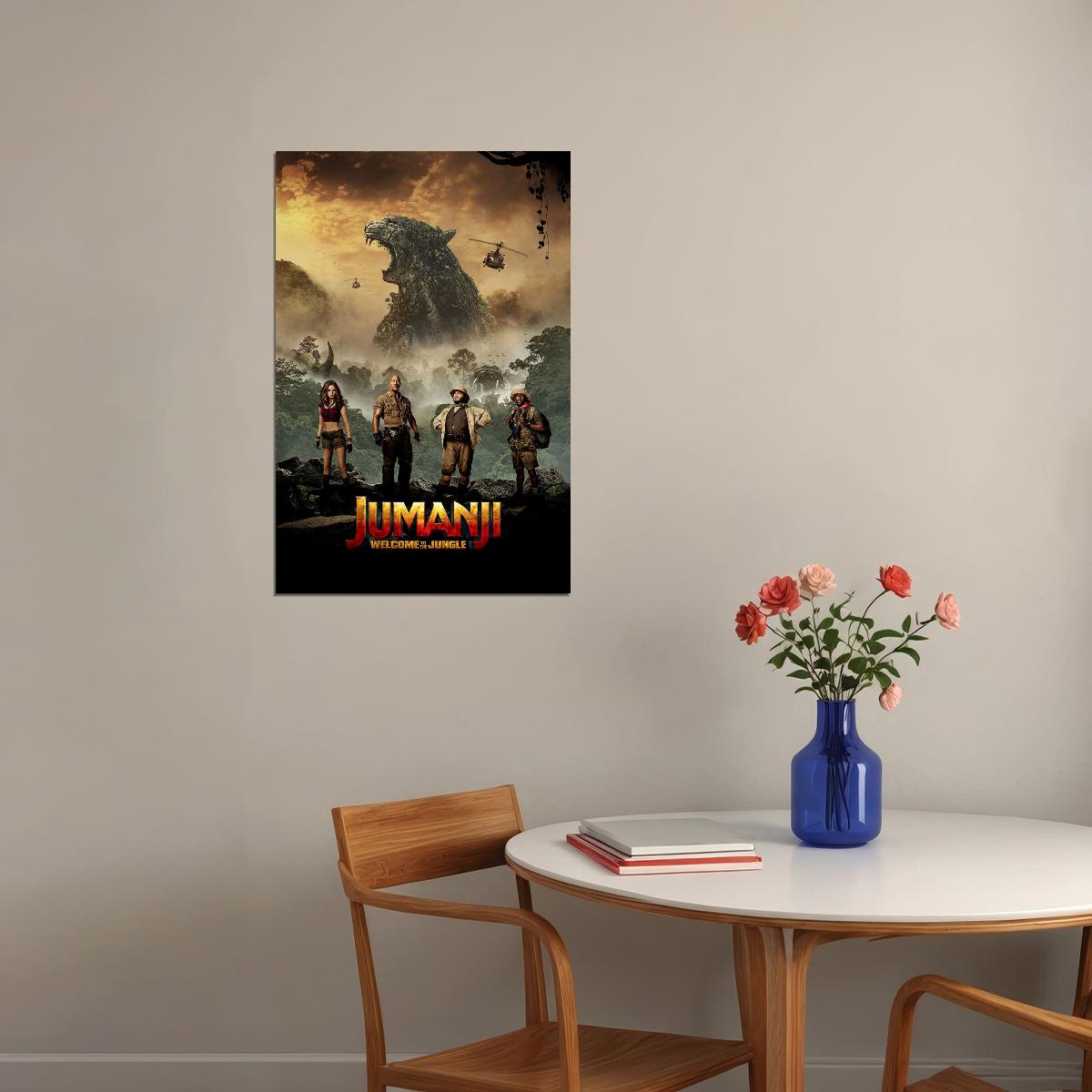 Jumanji The Next Level Kevin Hart Action Comedy Poster Wall Art Print Home Wall Decor - xonomax
