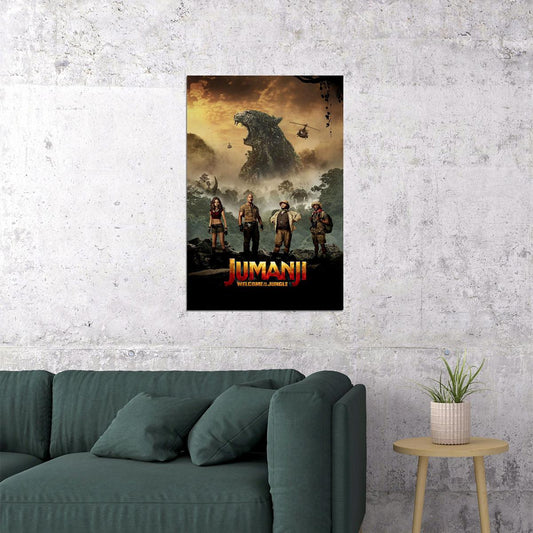 Jumanji The Next Level Kevin Hart Action Comedy Poster Wall Art Print Home Wall Decor - xonomax