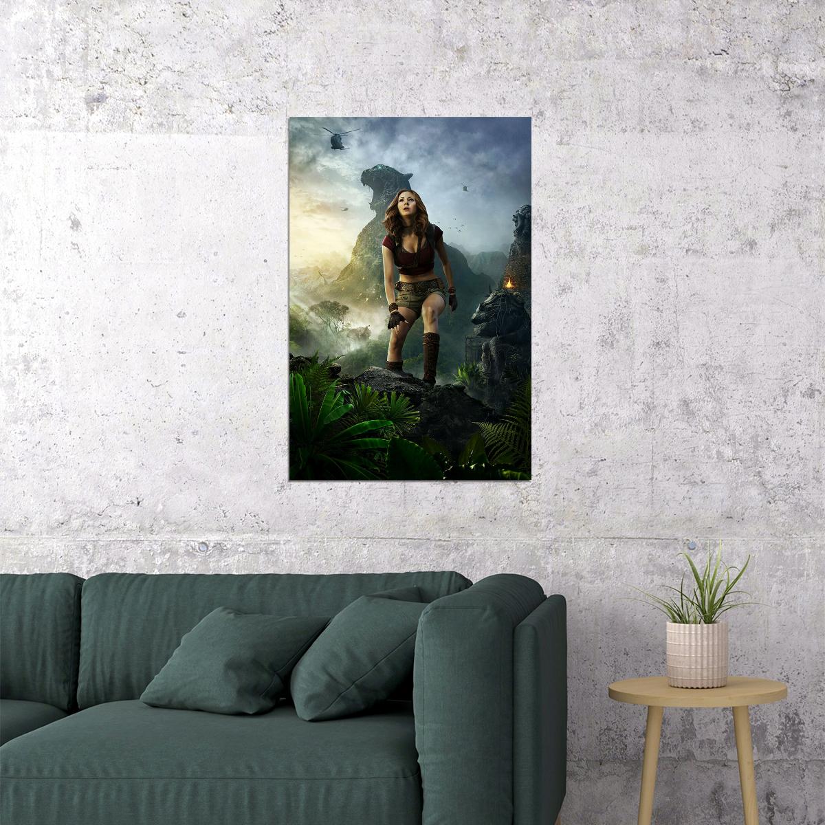 Jumanji The Next Level 2019 Dwayne Johnson Poster Wall Art Print Home Wall Decor - xonomax