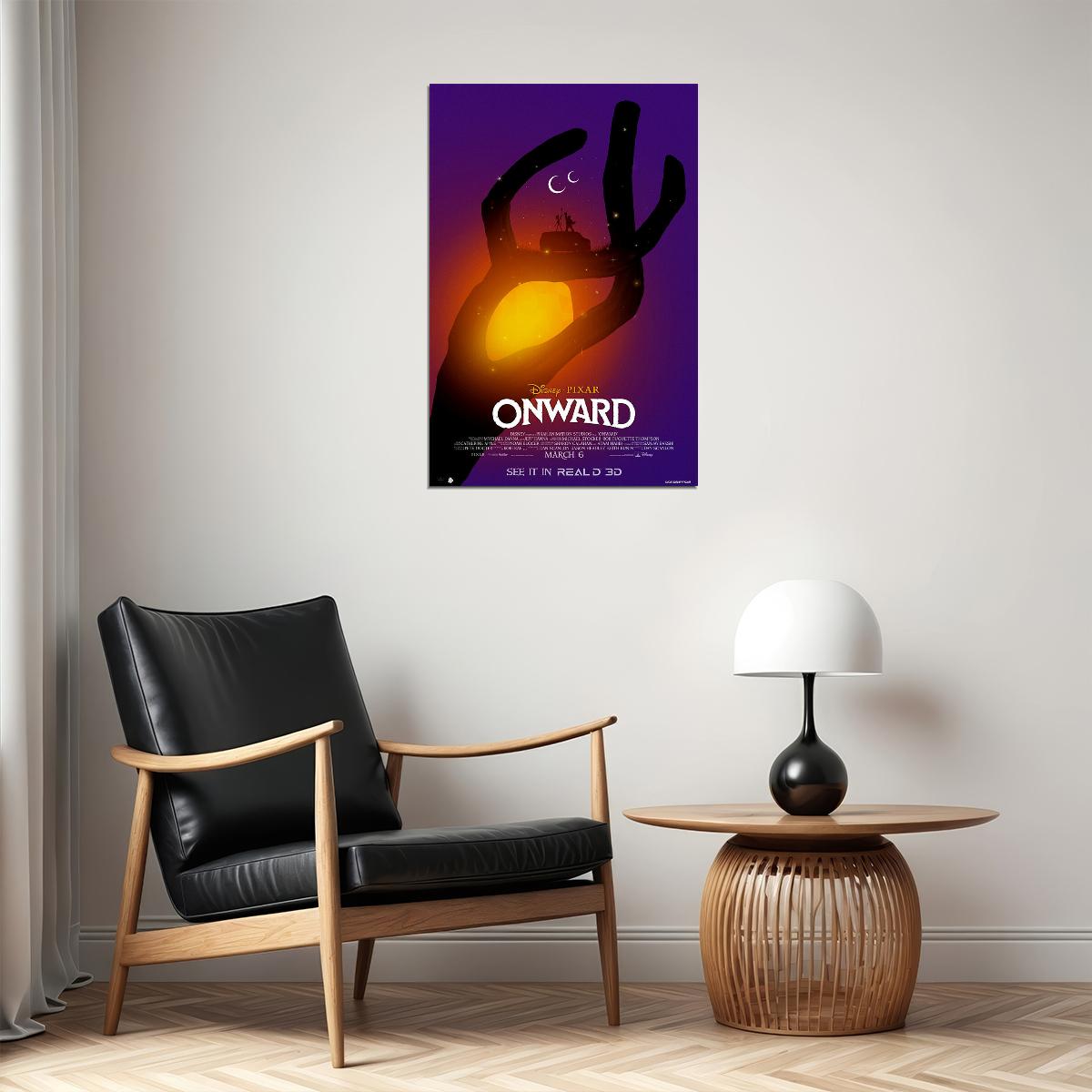 Onward 2020 Movie Tom Holland Comedy Action Poster Wall Art Print Home Wall Decor - xonomax