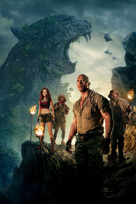 Jumanji 2019 Movie The Next Level Poster Wall Art Print Home Wall Decor - xonomax