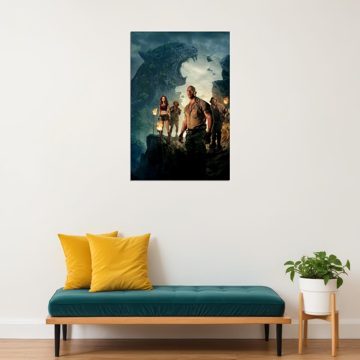 Jumanji 2019 Movie The Next Level Poster Wall Art Print Home Wall Decor - xonomax