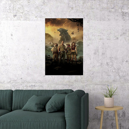 Jumanji 2019 Movie The Next Level Entertainment Poster Wall Art Print Home Wall Decor - xonomax