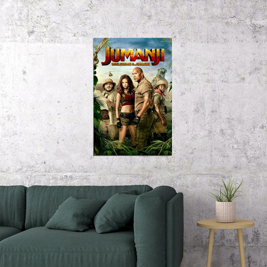 Jumanji 2019 Movie The Next Level Poster Wall Art Print Home Wall Decor - xonomax