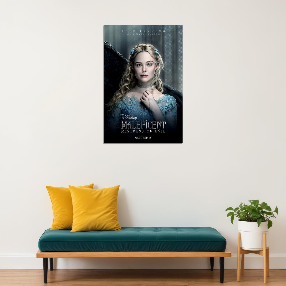 Maleficent Mistress Of Evil Movie 2019 Adventure Poster Wall Art Print Home Wall Decor - xonomax