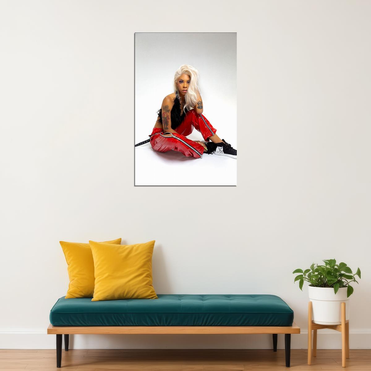 Rico Nasty Hip Hop Rap Rapper Star Singer Poster Wall Art Print Home Wall Decor - xonomax