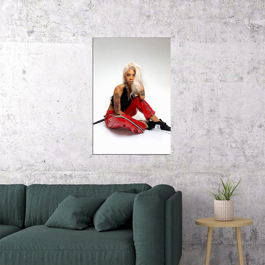 Rico Nasty Hip Hop Rap Rapper Star Singer Poster Wall Art Print Home Wall Decor - xonomax