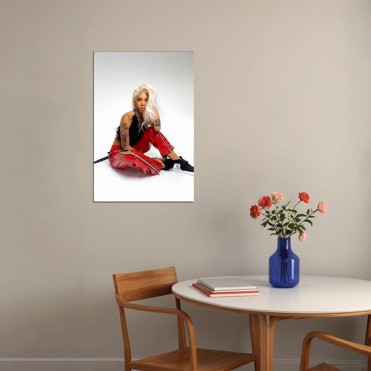 Rico Nasty Hip Hop Rap Rapper Star Singer Poster Wall Art Print Home Wall Decor - xonomax