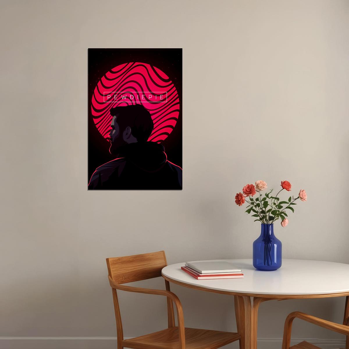 Pewdiepie Funny Tv Show Comedian Charitable Poster Wall Art Print Home Wall Decor - xonomax