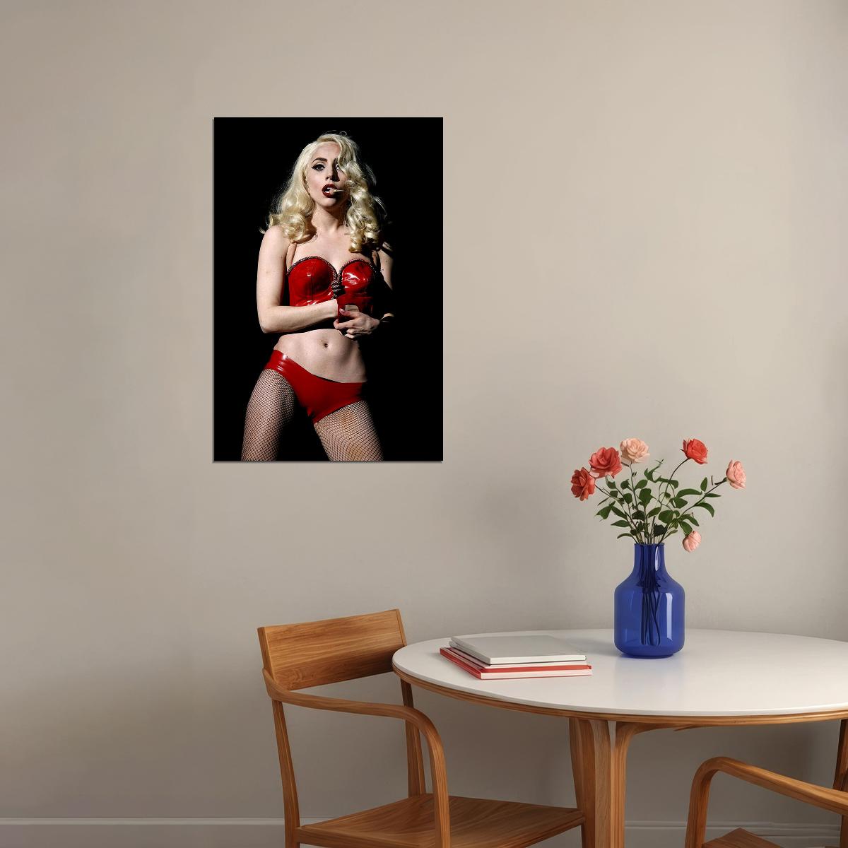 Sexy Lady Gaga Rap Singer Cool Star Music Poster Wall Art Print Home Wall Decor - xonomax