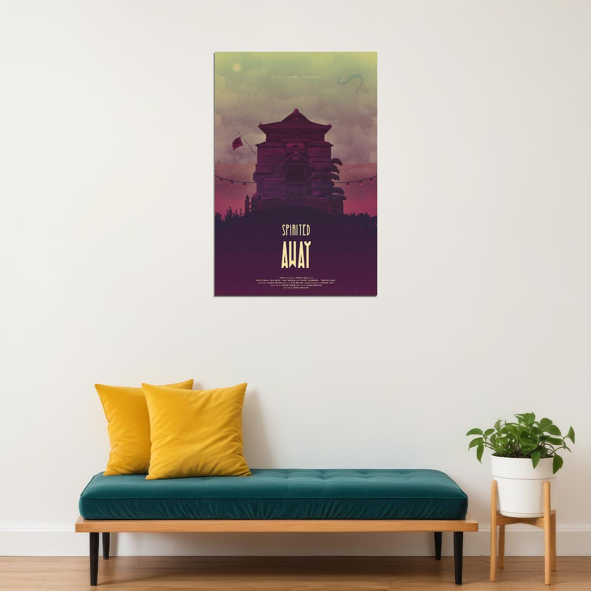 Spirited Away 2019 Hayao Miyazaki Anime Movie Poster Wall Art Print Home Wall Decor