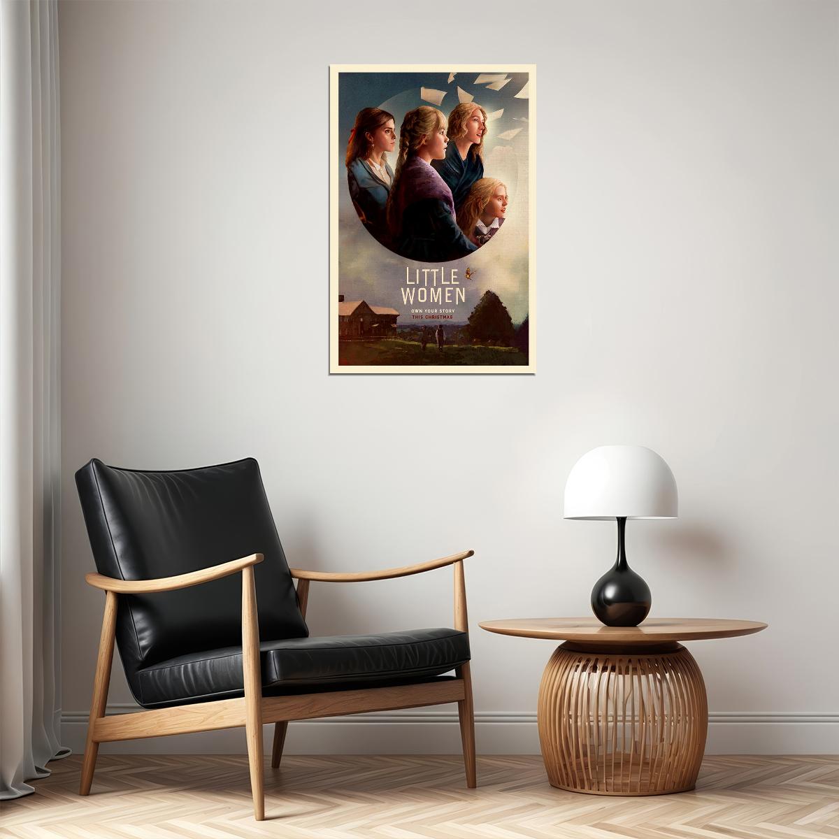 Little Women Movie Own Your Story 2019 Romantic Poster Wall Art Print Home Wall Decor - xonomax