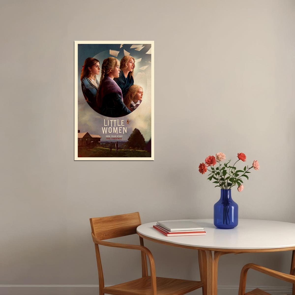 Little Women Movie Own Your Story 2019 Romantic Poster Wall Art Print Home Wall Decor - xonomax