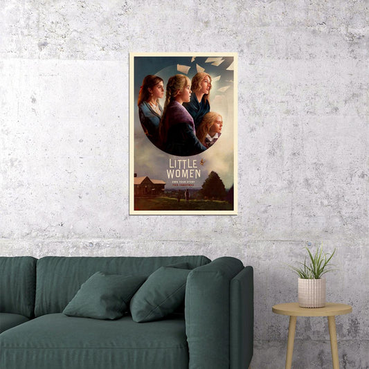 Little Women Movie Own Your Story 2019 Romantic Poster Wall Art Print Home Wall Decor - xonomax