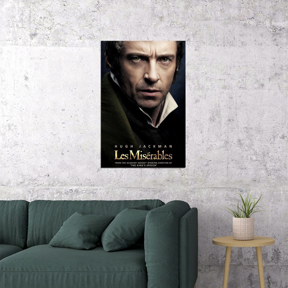 Les Miserables Movie History Crime Drama Poster Wall Art Print Home Wall Decor - xonomax