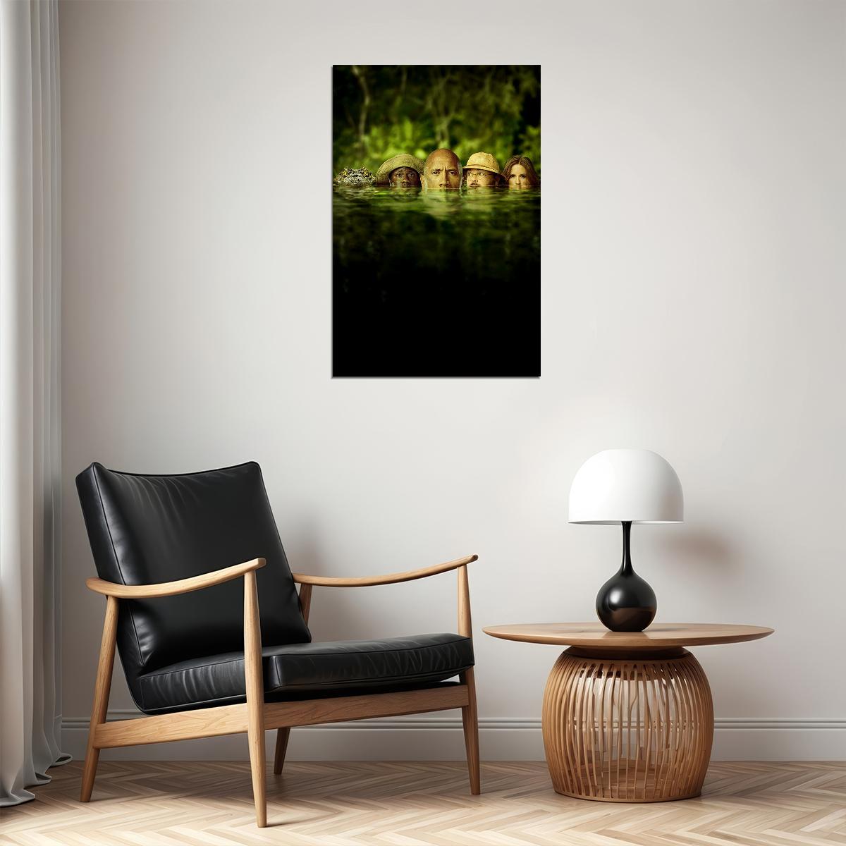 Jumanji 2 The Next Level Movie Dwayne Johnson Action Poster Wall Art Print Home Wall Decor - xonomax