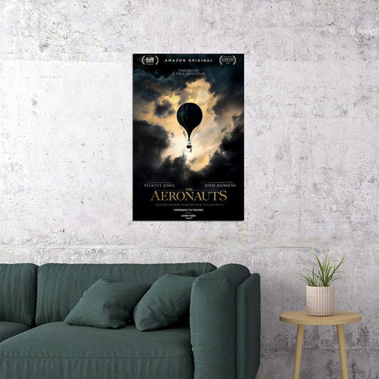 The Aeronauts Movie Felicity Jones Eddie Redmayne Poster Wall Art Print Home Wall Decor - xonomax