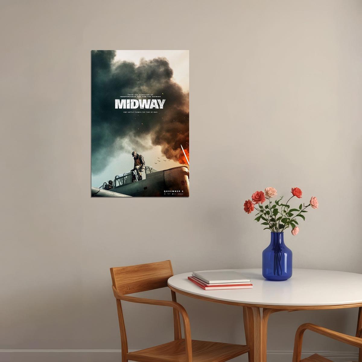 Midway 2019 Movie Chinese Film Action History Poster Wall Art Print Home Wall Decor - xonomax