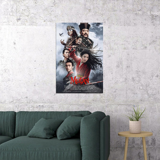 Mulan Movie 2020 Adventure Action Poster Wall Art Print Home Wall Decor - xonomax